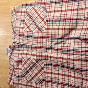 Lilly Pulitzer Madras Plaid A-Line Skirt Size 14